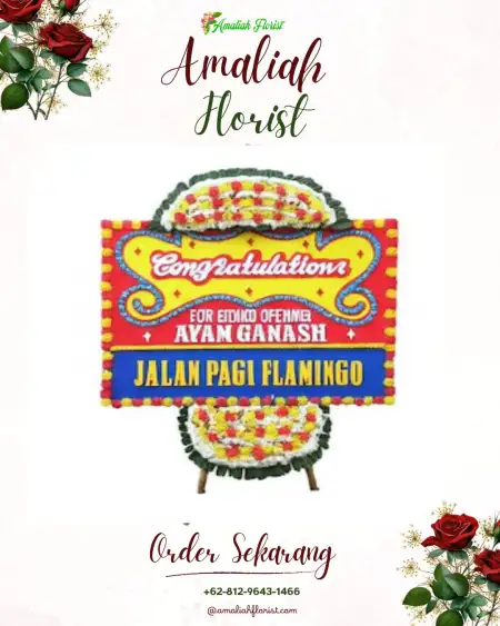 Sewa Papan Bunga Semitau