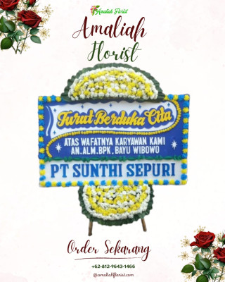 Papan Bunga Duka di Semitau